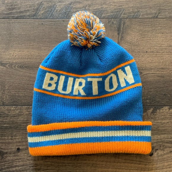 Burton Other - Burton Retro Snowboarding Ski Winter Pom Hat Burton Other - Burton Retro Snowboarding Ski Winter Pom Hat